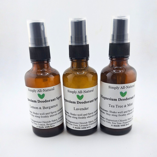 Magnesium Deodorant Sprays