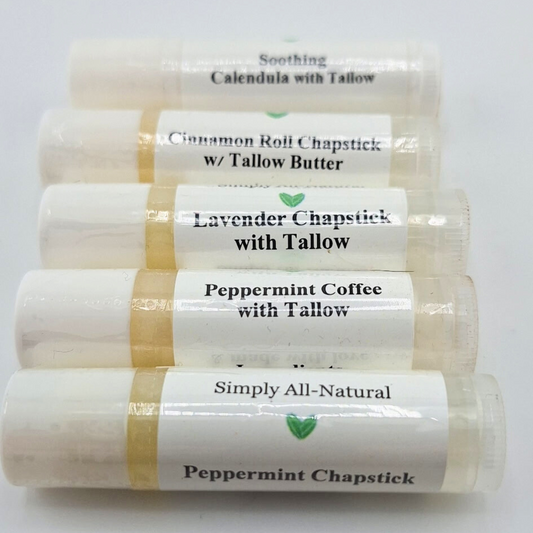 Tallow Chapsticks